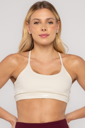 Top Legacy em Poliamida Off White
