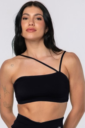 Top Assimétrico Boost Preto