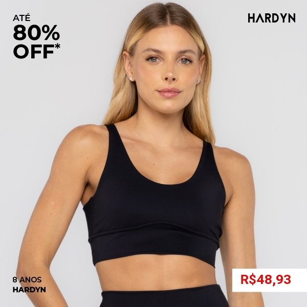 Top Preto com Alças Finas e Cós Largo