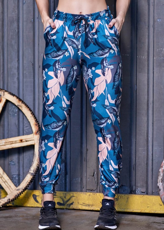 Calça de Moletim Sublimada Be free com elastano