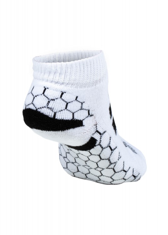 Meia Feminina Hive Branco com Preto
