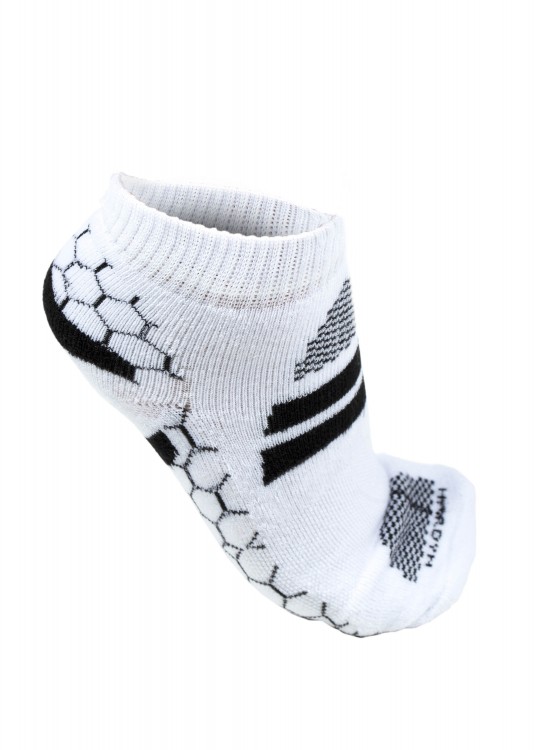 Meia Feminina Hive Branco com Preto