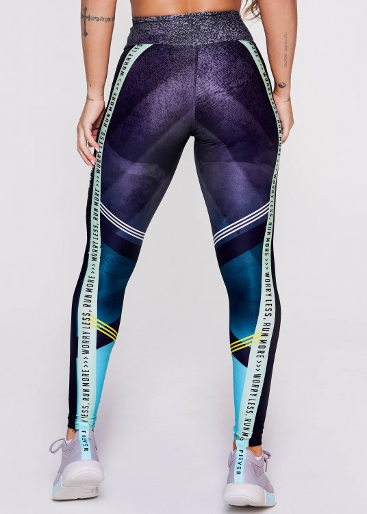 Calça Legging Sublimada Run More