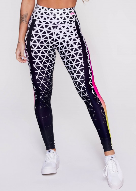 Calça Legging Sublimada Triangle