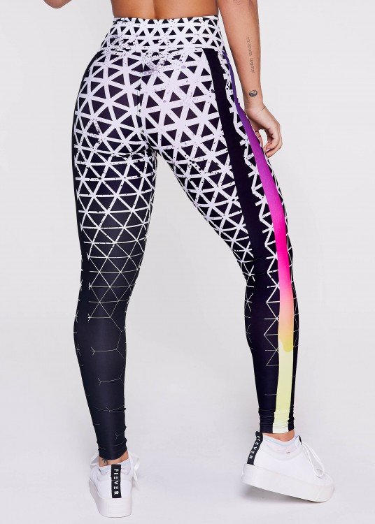 Calça Legging Sublimada Triangle