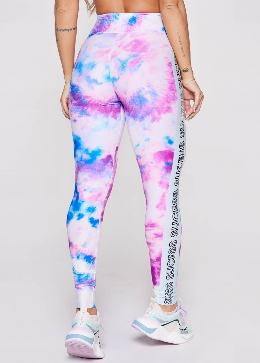 Calça Legging Sublimada Tie Dye