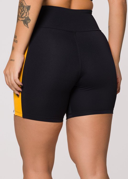 Short Fitness Limited Edition em Suplex de Poliamida com recortes
