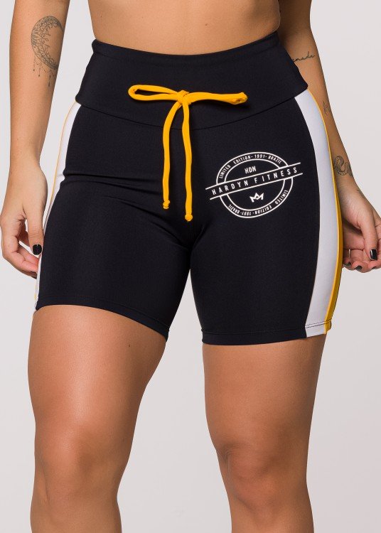 Short Fitness Limited Edition em Suplex de Poliamida com recortes