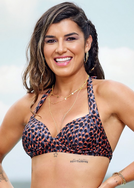 Top Bíquini Cheetah Push Up Estampado com Bojo Fixo