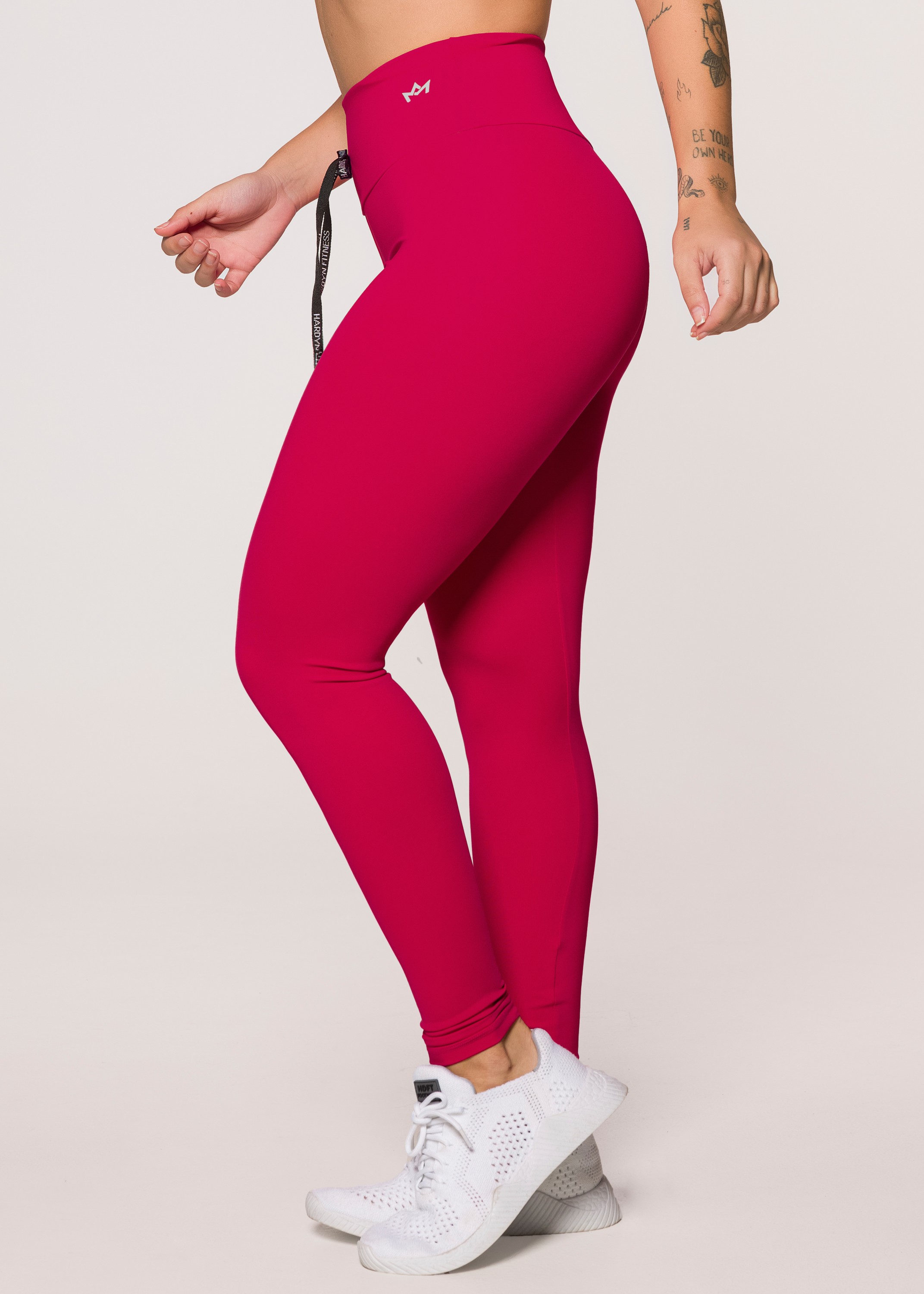 Legging Fitness Hot Pink em Suplex de Poliamida Rosa