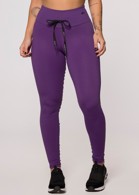 Legging Fitness Violet em Suplex de Poliamida Roxo