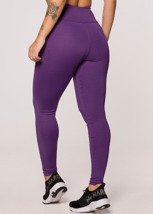 Legging Fitness Violet em Suplex de Poliamida Roxo