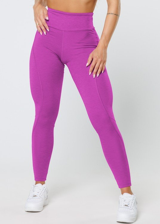 Calça Legging Joy em Suplex de Poliamida Roxo