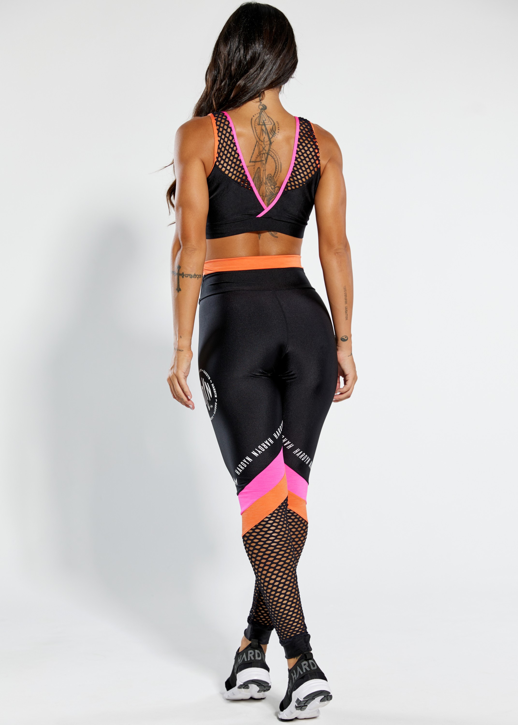 Legging poliamida preta best sale