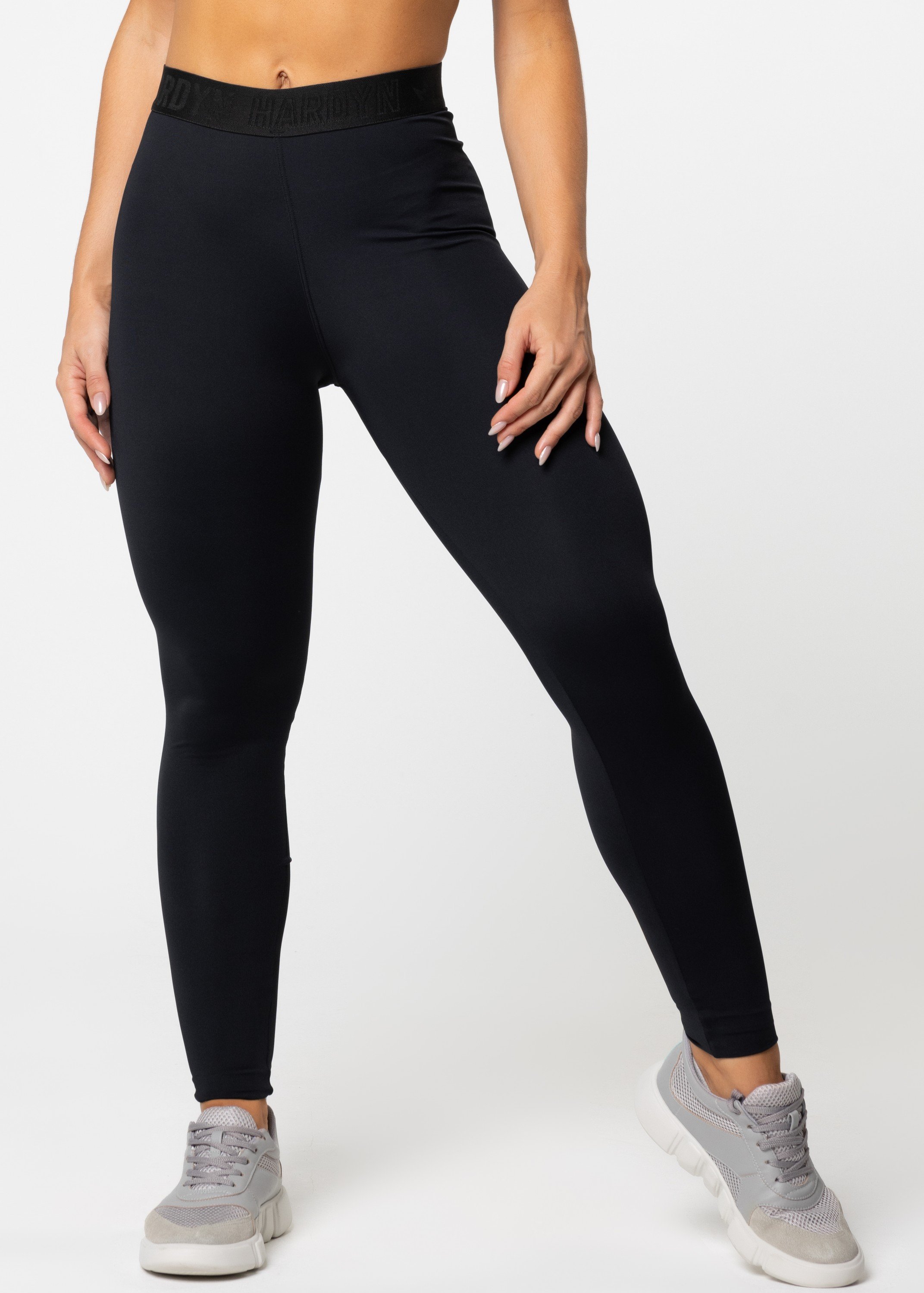 Calça Legging Ascent em Poliamida Preta