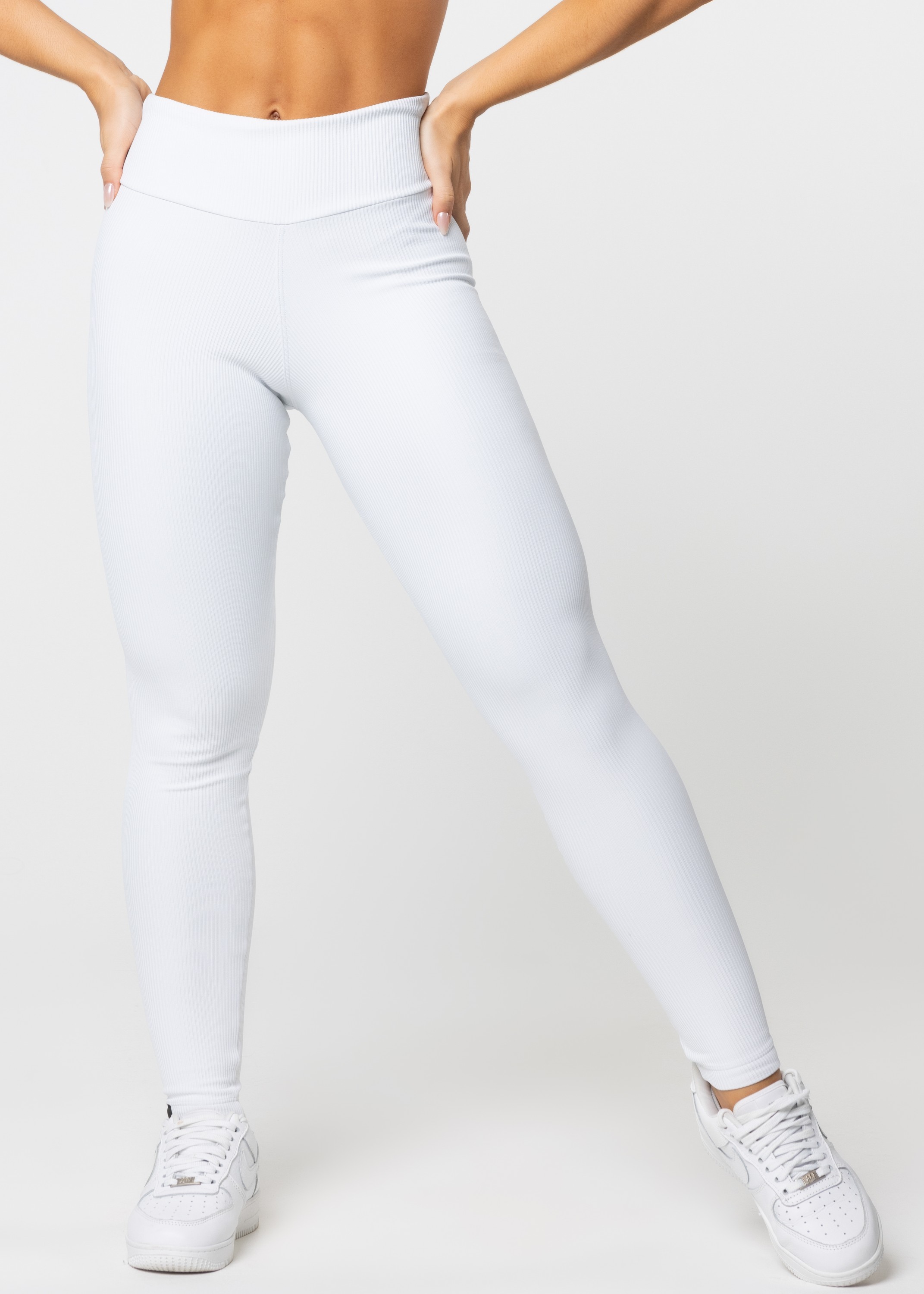 Calça Legging Blanc Canelada Branca