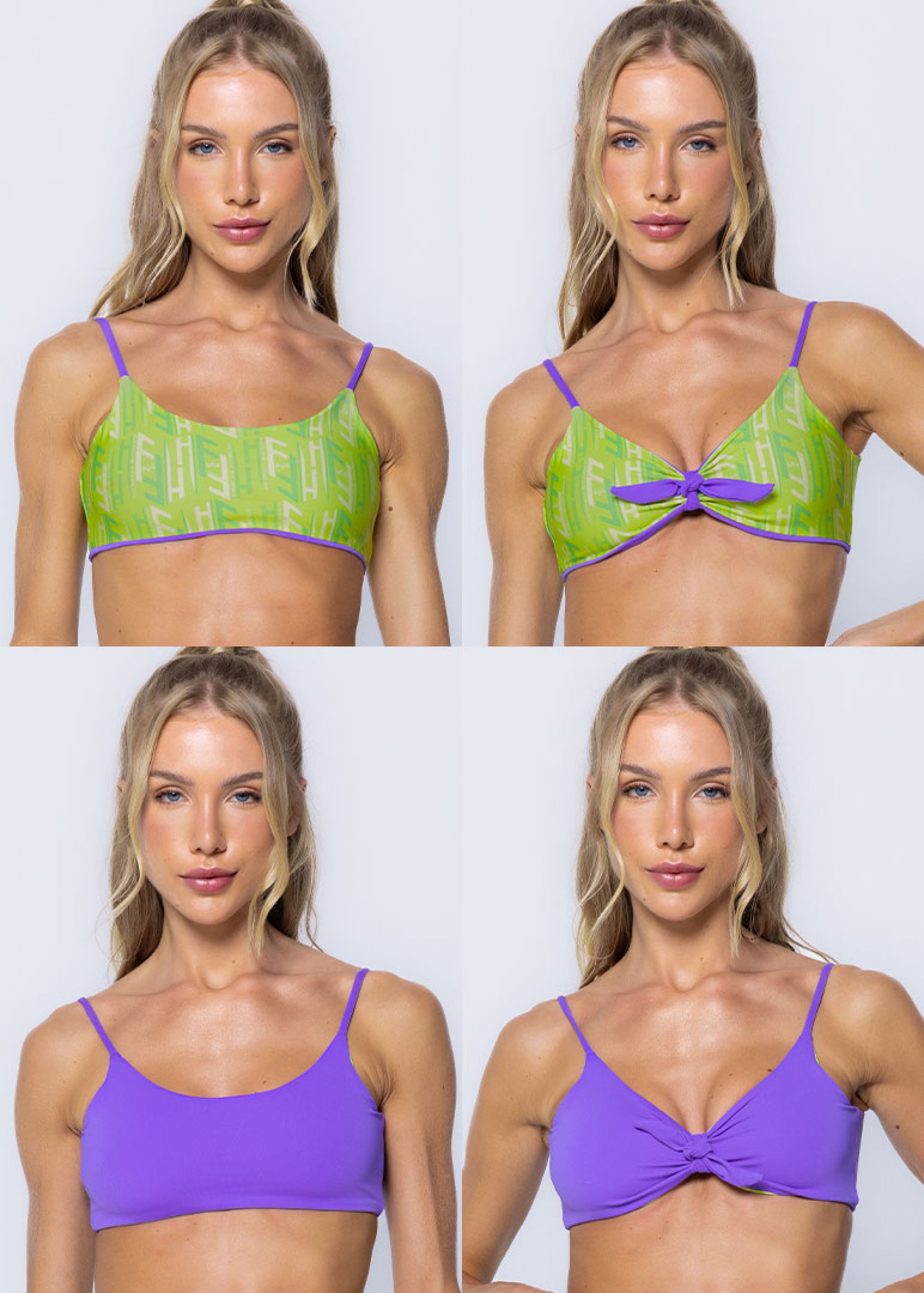 Top faixa dupla face Action Top Pozze  Fitness e Beachwear - Pague em até  10x sem juros