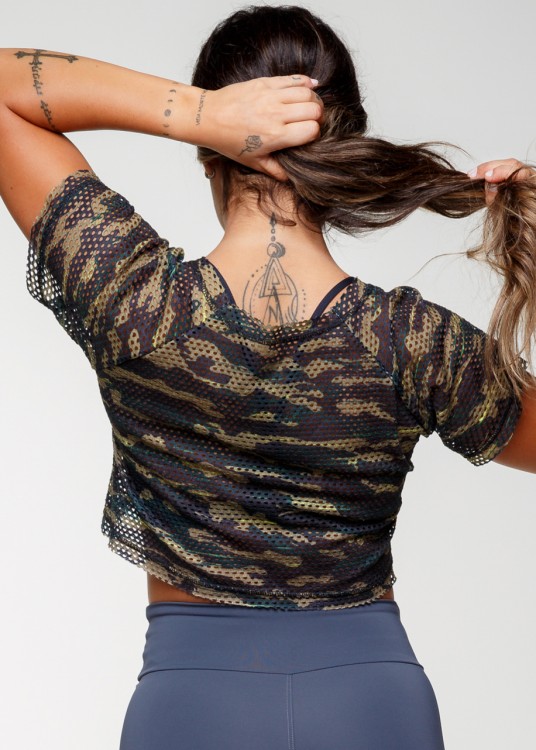 Cropped Warlike em Telinha Arrastão