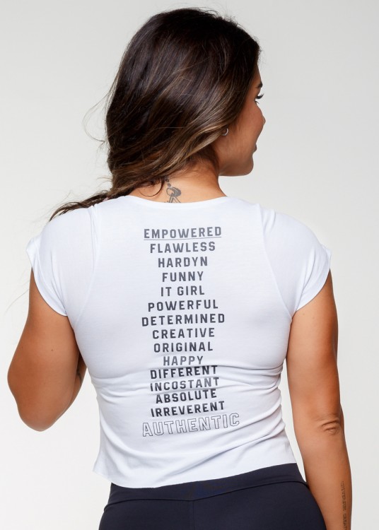 Cropped Fitness Mullet Authentic Branco