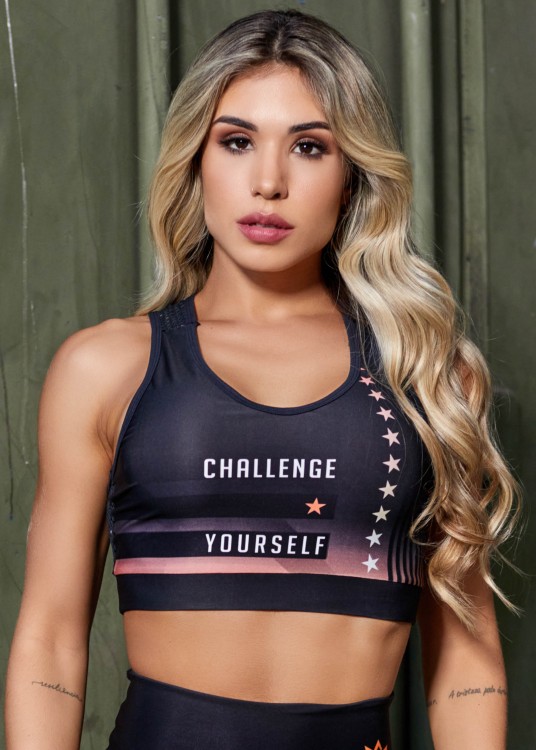 Top Fitness Sublimado Challenge Yourself