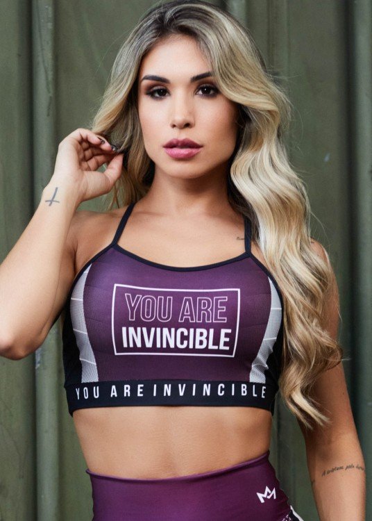 Top Fitness Sublimado Invincible