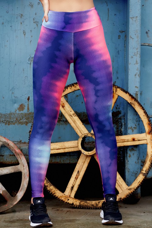 Calça Legging Misty em Suplex de Poliéster Estampado