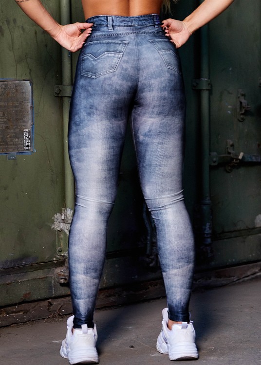 Calça Legging Fake Jeans Sensations