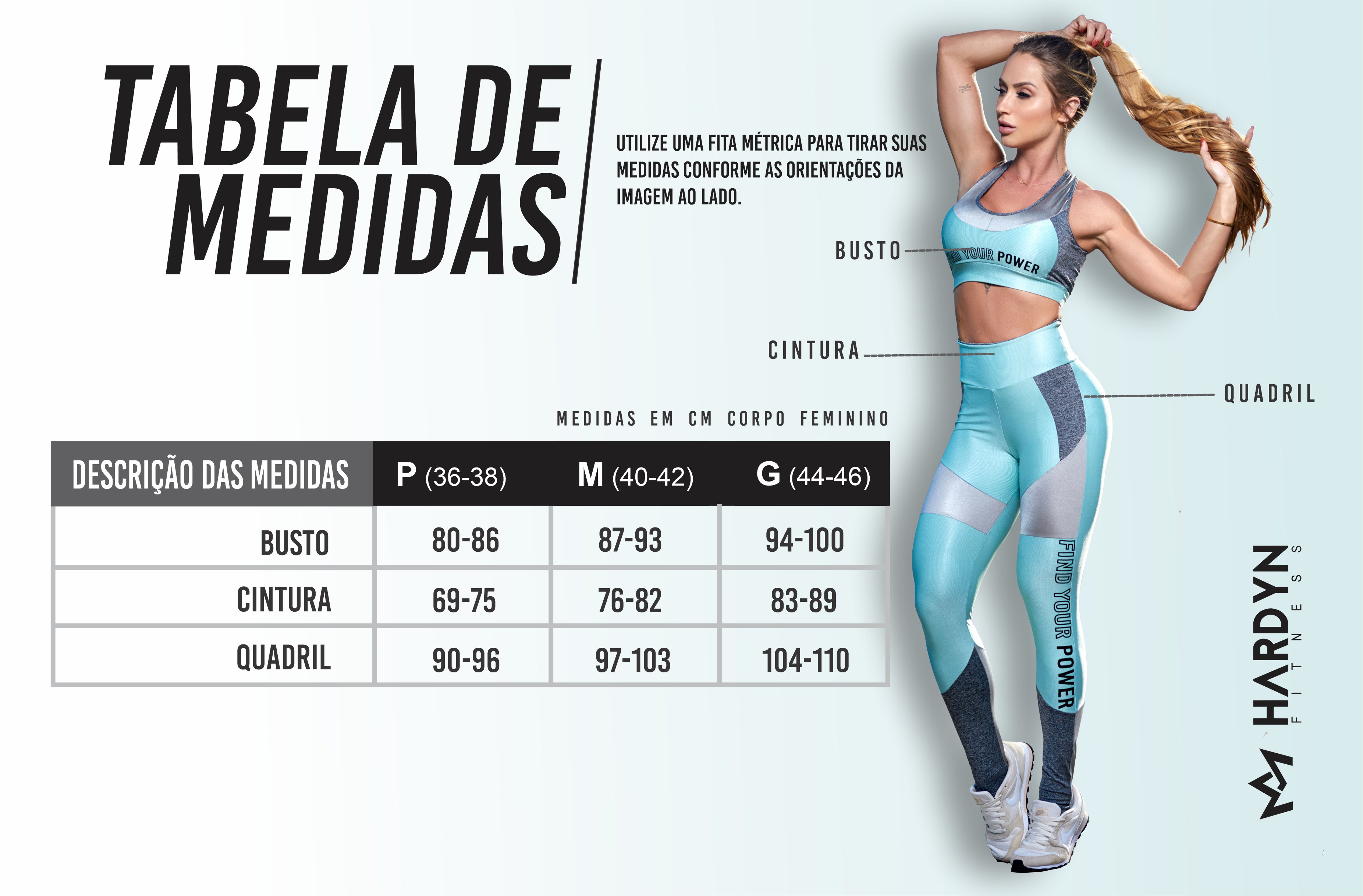 Tabela de medidas