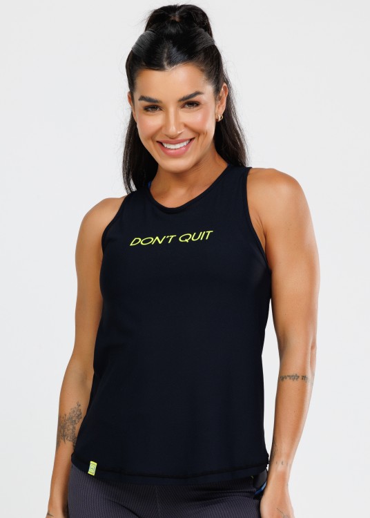 Regata Don't Quit Preto